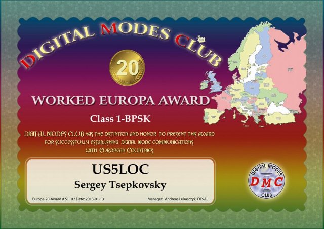 WORKED EUROPA AWARD 20